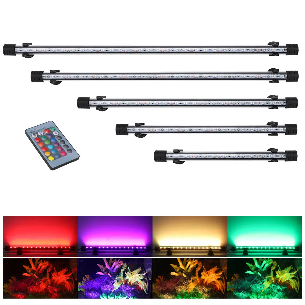 Fish In Aquarium Picture - Водонепроницаемые RGB светодиодные фонари для аквариума,