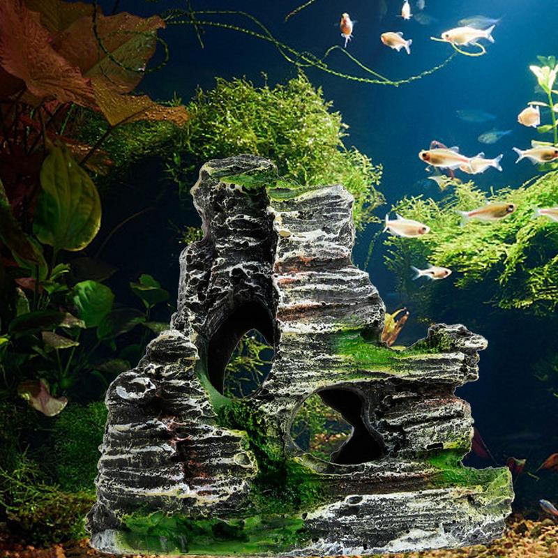 Aquarium Fish Hide - Украшение из песчаника для аквариума, ландшафтный