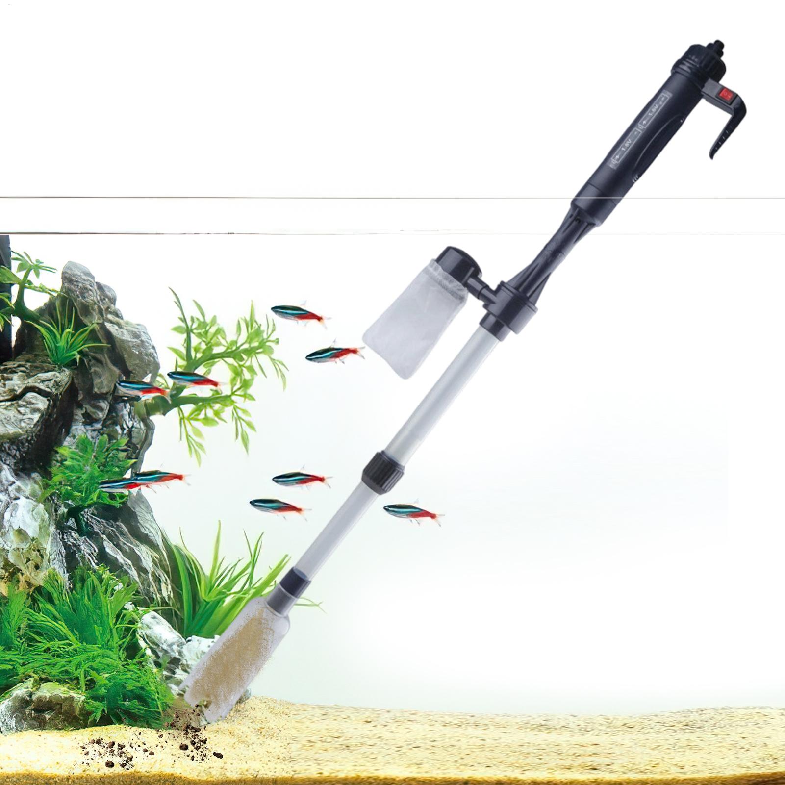 Gravel Vacuum Cleaner - Аквариумный пылесос с регулируемой телескопической насадкой,