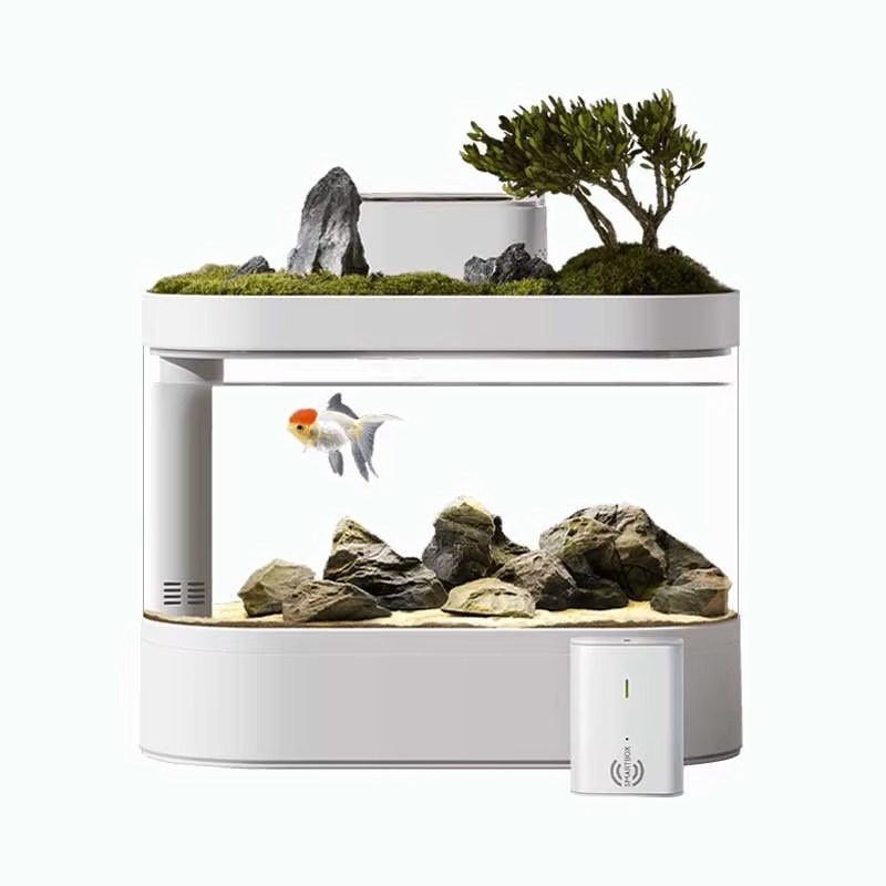 Aquarium Fish Feeder - Настольный умный аквариум с автоматической подачей