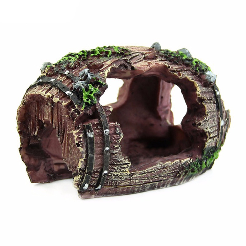 Aquarium Fish Hide - Аквариум, искусственная бочка, пещера, украшения из