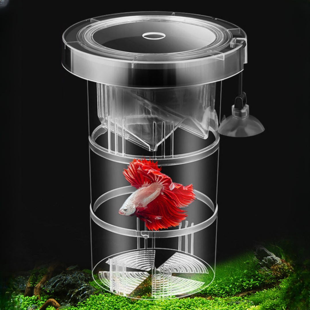 Aquarium Fish Feeder - Акриловая плавающая изоляционная коробка для разведения