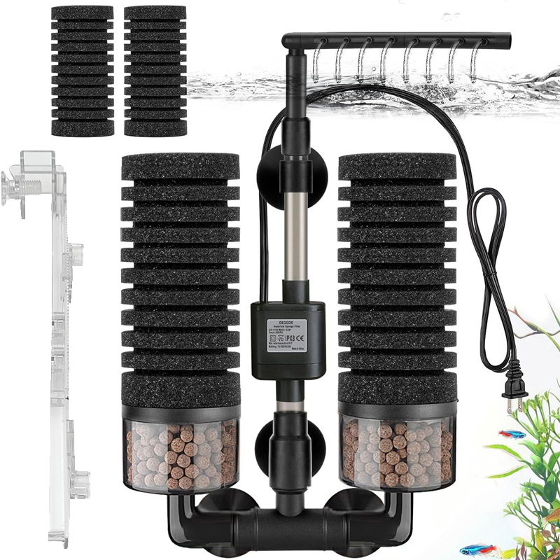 Aquarium Fish Electric - 3-в-1 зажим на фильтре электропитания, губка,