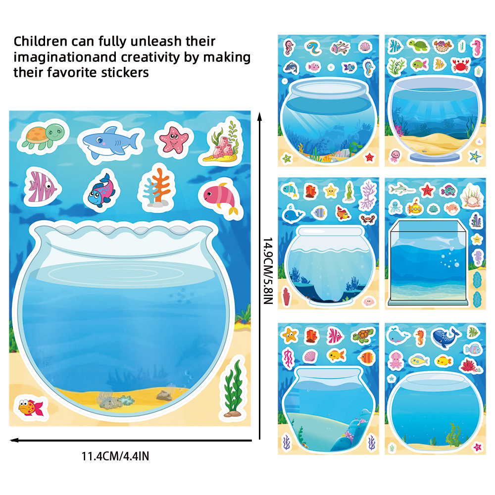 Набор из 8/16 листов: креативн – обзор и цена Aquarium Fish Game