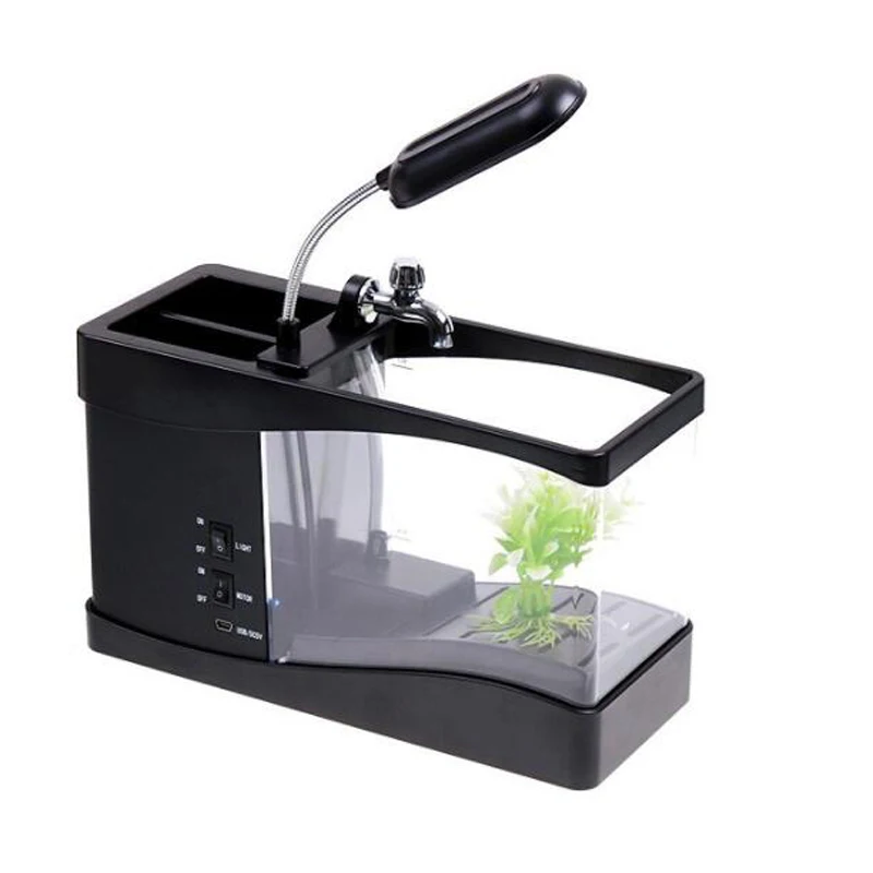 Настольный мини-аквариум USB с – обзор и цена Aquarium Fish Electric