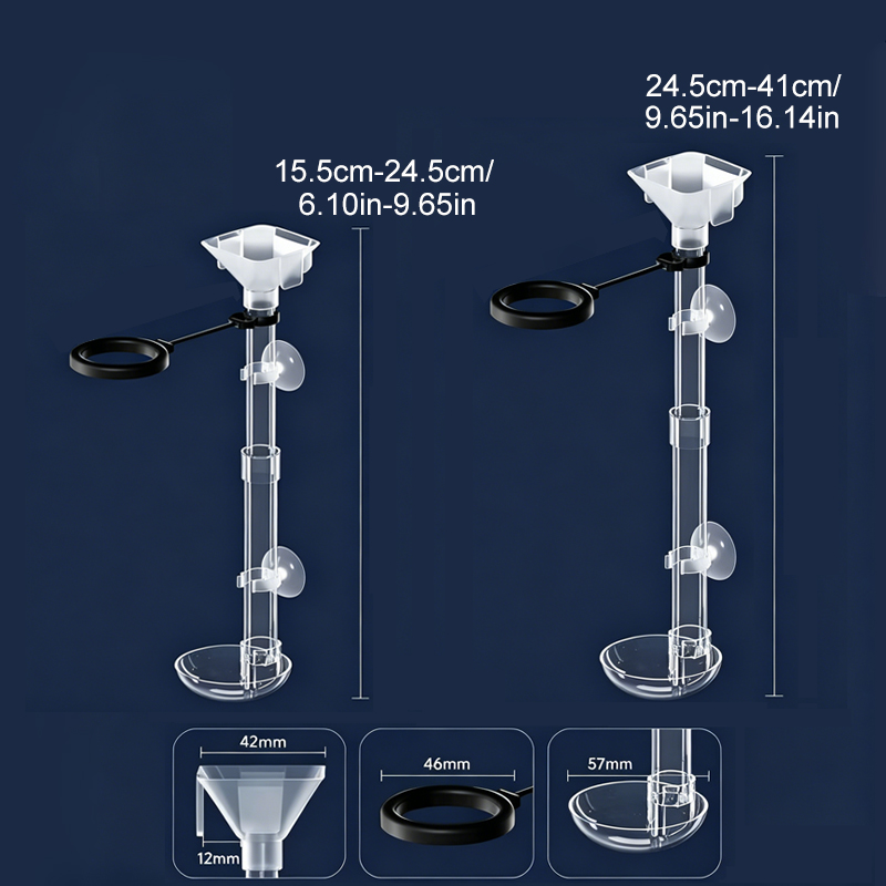 Акриловая телескопическая труб – обзор и цена Aquarium Fish Feeder