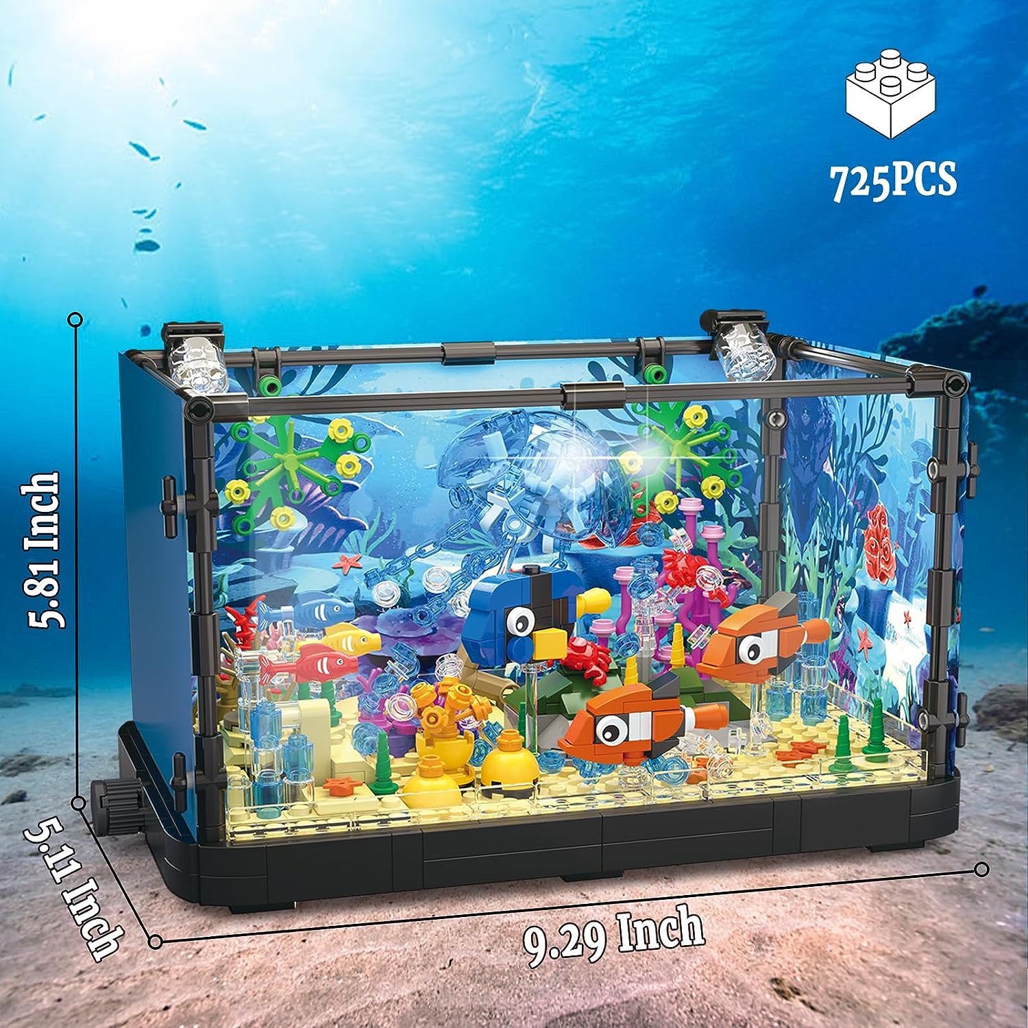 MOC Ocean Fish Tank Набор стро – обзор и цена Aquarium Fish Game