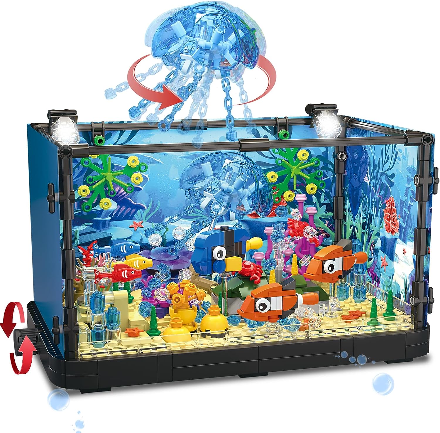 MOC Ocean Fish Tank Набор стро – обзор и цена Aquarium Fish Game