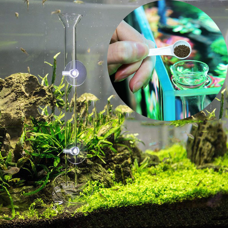 Аквариумная стеклянная кормушк – обзор и цена Aquarium Fish Feeder