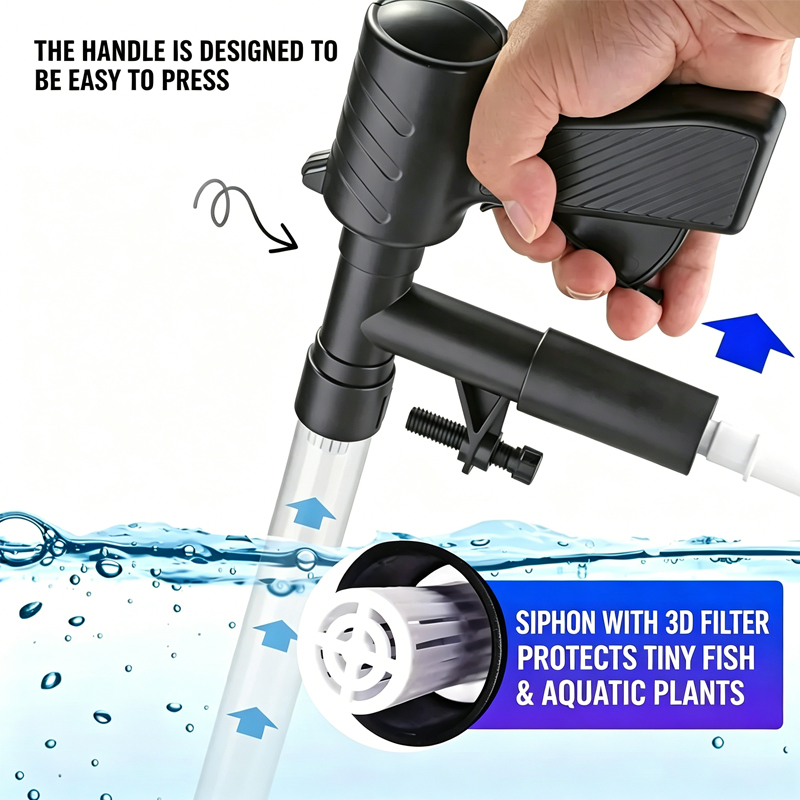 Насос для замены воды в аквари – обзор и цена Gravel Vacuum Cleaner