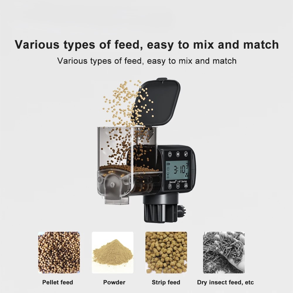 Jebao Jecod Новая автоматическ – обзор и цена Aquarium Fish Feeder