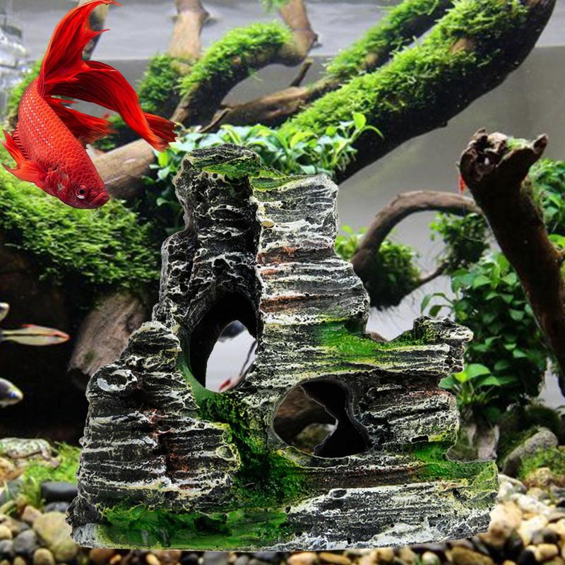 Украшение из песчаника для акв – обзор и цена Aquarium Fish Hide