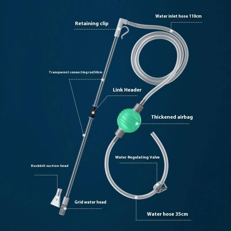Аквариумный очиститель гравия, – обзор и цена Gravel Vacuum Cleaner