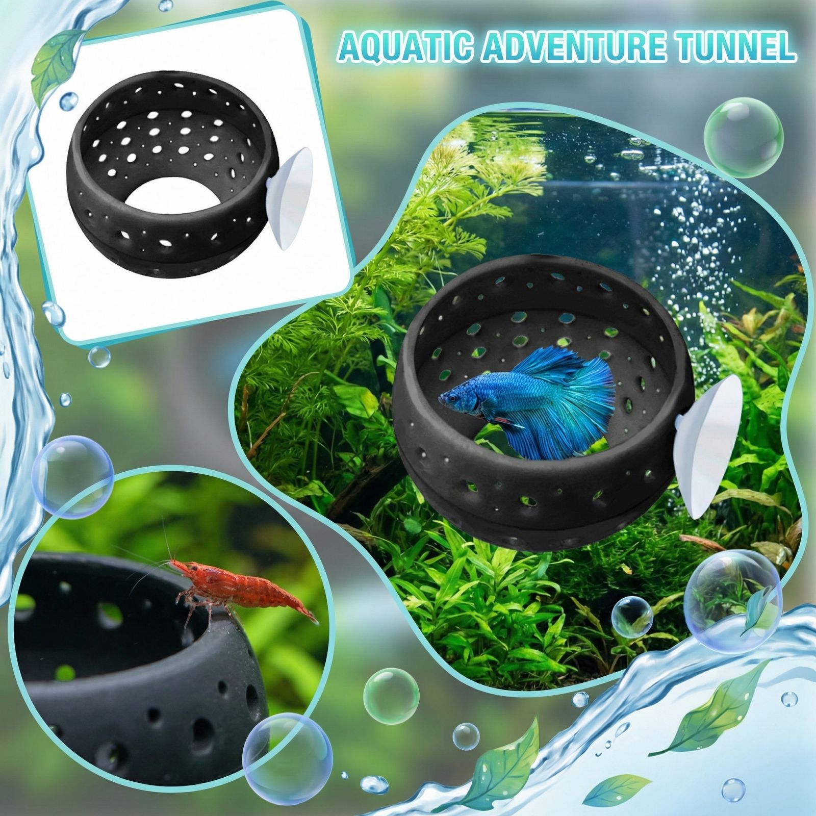 Туннель-убежище Betta Bulb для – обзор и цена Aquarium Fish Hide