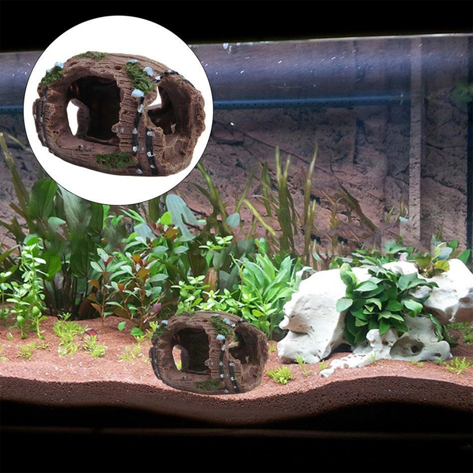 Декоративные элементы из смолы – обзор и цена Aquarium Fish Hide