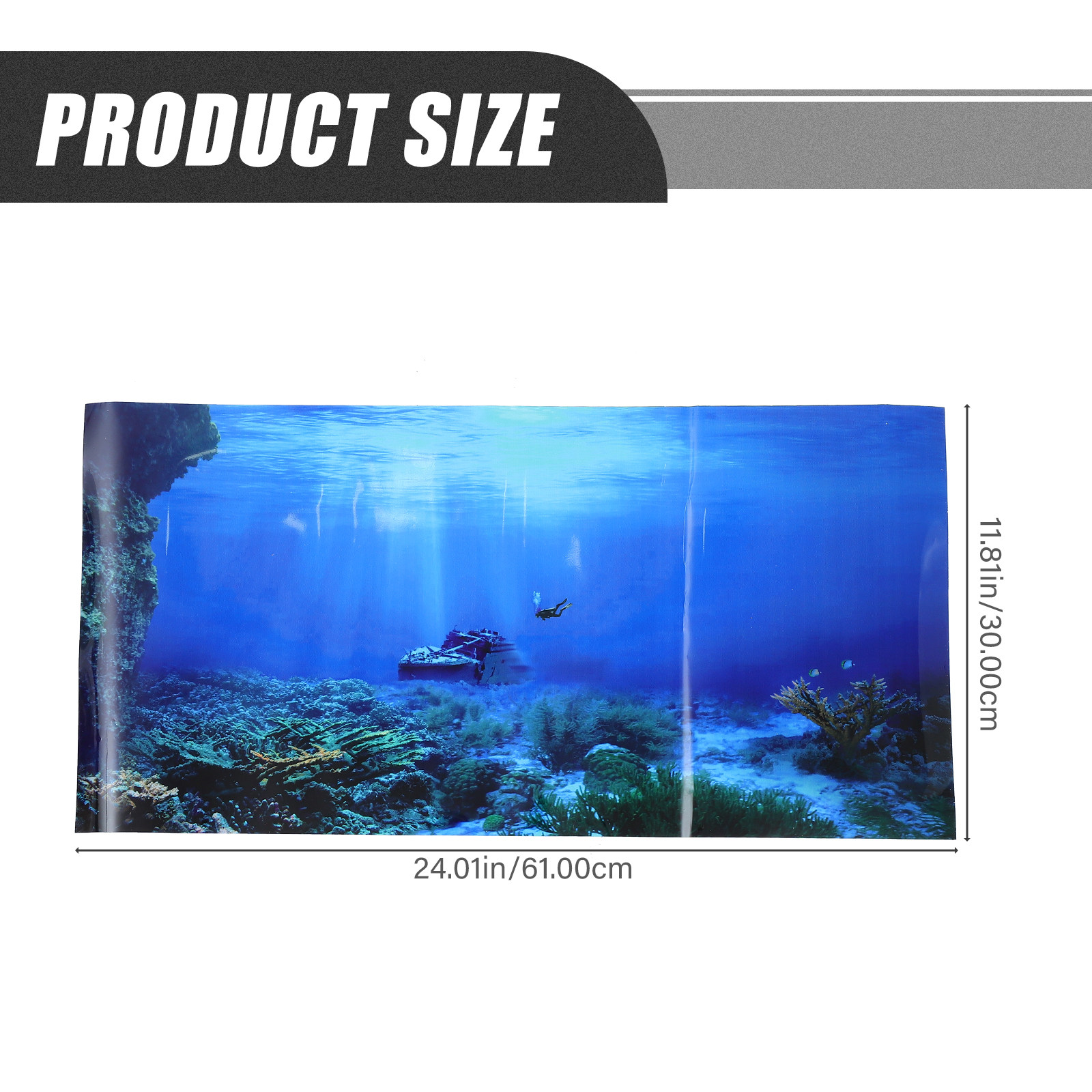 Наклейка-фон для аквариума с и – обзор и цена Fish In Aquarium Picture