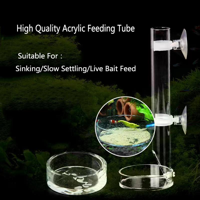 Аквариумная кормушка, акрилова – обзор и цена Aquarium Fish Feeder