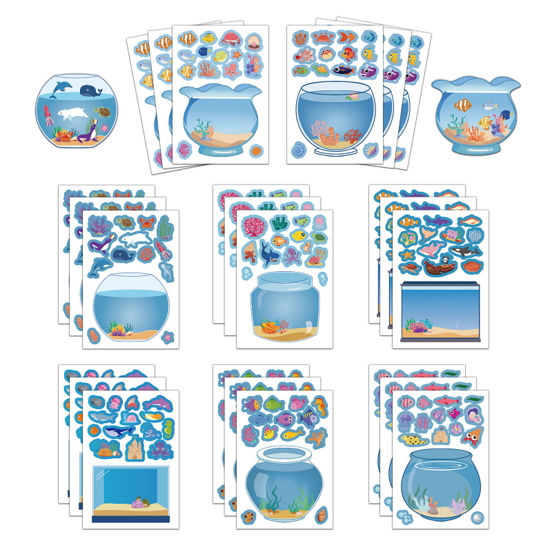 8 шт., милый мультяшный аквари – обзор и цена Aquarium Fish Game