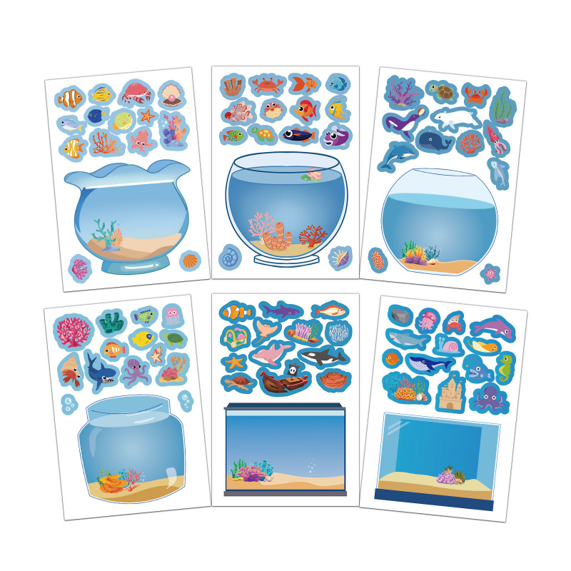 8 шт., милый мультяшный аквари – обзор и цена Aquarium Fish Game